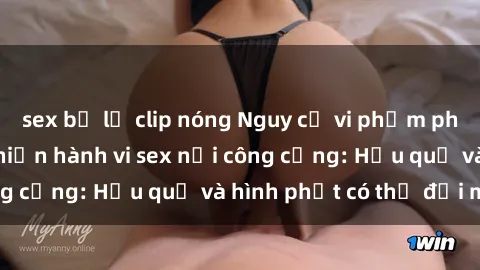 sex bị lộ clip nóng Nguy cơ vi phạm pháp luật khi thực hiện hành vi sex nơi công cộng: Hậu quả và hình phạt có thể đối mặt